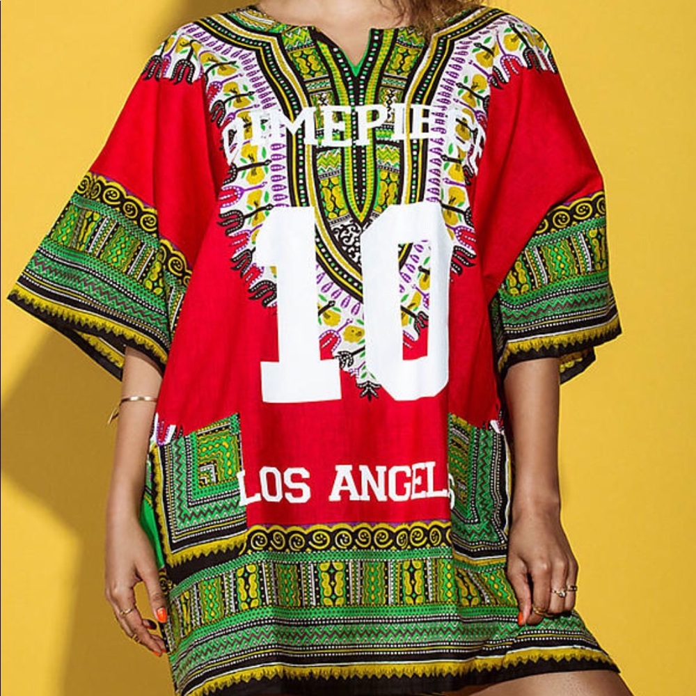 Dimepiece Dashiki Dress